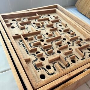 Classic Wooden Labyrinth Game